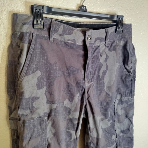 PrAna Gray Camo Sky Canyon Jogger Drawstring Sz 6 - Picture 3 of 10